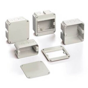 IP20 lådor för elektriska komponenter