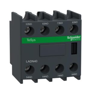 Hjälpkontaktblock front- och sidomonterat med skruvanslutning LAD HJÄLPKONTAKTBL. 4SL LADN40
