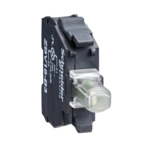 Lampdon med inbyggd LED ZBV LAMPHÅLLARE ZBVB1 LAMPBLOCK VIT LED 24V