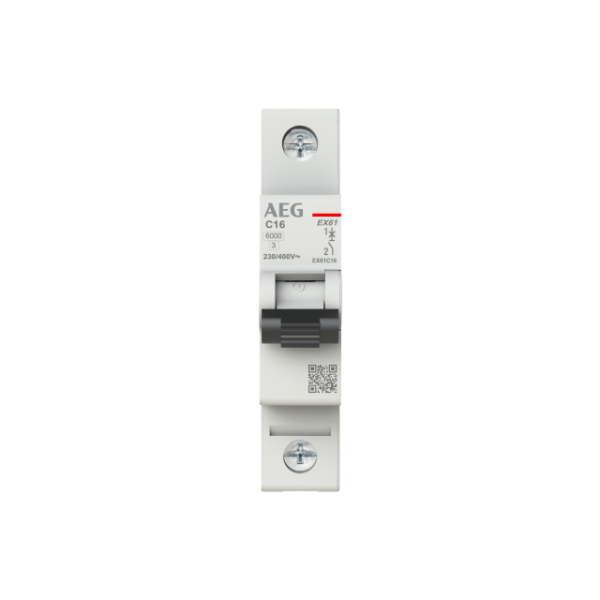 Minibrytare 6kA C 10A 1P Minibrytare AEG Redline 6kA C-karakteristik 10A 1-pol