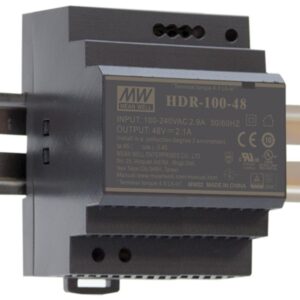 Nätaggregat HDR serien NÄTAGGR DIN 4-MODUL 24V 4.2A HDR-100-24N