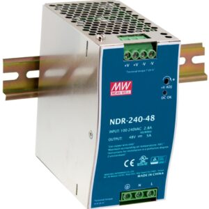 Nätaggregat NDR serien NÄTAGGREGAT DIN 24V 10A NDR-240-24