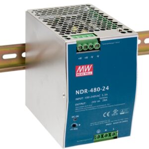 Nätaggregat NDR serien NÄTAGGREGAT DIN 24V 20A NDR-480-24