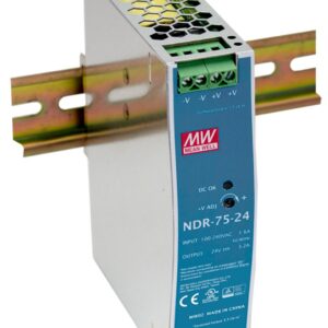 Nätaggregat NDR serien NÄTAGGREGAT DIN 24V 3.2A NDR-75-24