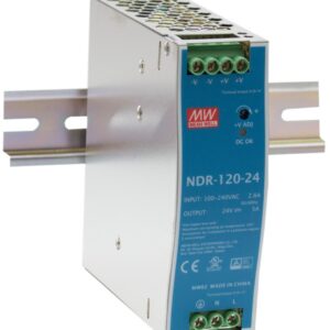 Nätaggregat NDR serien NÄTAGGREGAT DIN 24V 5A NDR-120-24
