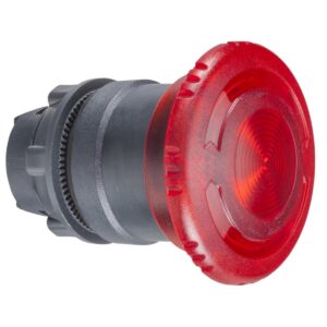 Rött svamptrycke med vridåterställning inbyggd LED ZB5AW SVAMPTRYCKE RÖD LED VRID ZB5AW743